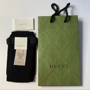 Authentic Gucci Supremelis Interlocking GG Logo Tights Stockings